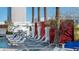Relaxing pool area with lounge chairs and modern design at 4381 W Flamingo Rd # 2308, Las Vegas, NV 89103