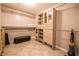 Spacious walk-in closet with built-in shelves and ample storage at 4535 Sparwood Dr, Las Vegas, NV 89147