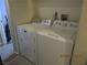White washer and dryer set in laundry room with neutral paint at 5038 S Rainbow Blvd # 206, Las Vegas, NV 89118