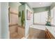 Well-appointed bathroom with a separate shower, soaking tub, and stylish tile work at 5481 Lincolnwood Ct, Pahrump, NV 89061