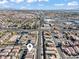 Aerial view of home in a residential neighborhood at 5667 Foxglove Field St, Las Vegas, NV 89130