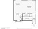 First floor layout plan, including kitchen, dining, and living rooms at 5667 Foxglove Field St, Las Vegas, NV 89130