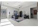 Bright office featuring modern fixtures, a spacious desk and a ceiling fan at 650 Scenic Cliff Dr, Henderson, NV 89012