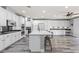 Bright and open kitchen with large center island, great for entertaining at 7354 Strutting Silver Ct, Las Vegas, NV 89131