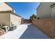Long driveway with a private gate and plenty of space for parking at 8073 Villa Pulido St, Las Vegas, NV 89131