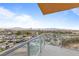 Expansive balcony view overlooking the city and mountains in the distance on a clear day at 8255 Las Vegas Blvd # 802, Las Vegas, NV 89123