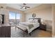 Cozy bedroom with natural light, a comfortable bed, and stylish decor creates a relaxing retreat at 8255 Las Vegas Blvd # 802, Las Vegas, NV 89123