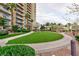 Lush, green lawn area with walking paths provides a serene escape amidst a vibrant community at 8255 Las Vegas Blvd # 802, Las Vegas, NV 89123