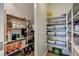 Organized pantry with ample shelving, perfect for storage of food items and kitchen supplies at 10004 Pasque Flower Ct, Las Vegas, NV 89178