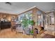 Cozy sitting area with natural light, elegant decor, hardwood floors, and a bench seat at 1905 Calle De Espana, Las Vegas, NV 89102