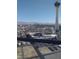 Cityscape with Stratosphere tower in the foreground and desert mountains in the background at 200 W Sahara Ave # 3412, Las Vegas, NV 89102