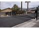 View of the community gate that leads into the exclusive Paloma Estates neighborhood at 2111 Loro Ct, Las Vegas, NV 89117