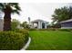 Beautiful view of the community space with mature landscaping and gazebo at 2111 Loro Ct, Las Vegas, NV 89117
