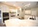 Modern kitchen with stainless appliances, white marble countertops, and custom cabinetry at 2111 Loro Ct, Las Vegas, NV 89117