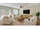 Inviting living room with comfortable seating and sliding door to exterior at 2617 Romarin Ter, Henderson, NV 89044