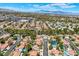 A high-angle view of a sprawling residential neighborhood with tree-lined streets and well-kept homes at 2812 Shadow Creek Cir, Las Vegas, NV 89117