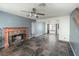 Inviting living room with fireplace and natural light at 2812 Shadow Creek Cir, Las Vegas, NV 89117