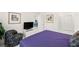 Bedroom featuring a comfortable bed and modern decor, open to other living area at 283 Fossil Falls St, Henderson, NV 89015