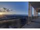 Stunning city and mountain views from a spacious balcony, perfect for enjoying peaceful sunsets at 4381 W Flamingo Rd # 5502, Las Vegas, NV 89103