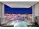 Rooftop pool offering stunning city views, perfect for relaxation and entertainment under the open sky at 4381 W Flamingo Rd # 5502, Las Vegas, NV 89103