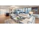 Spacious living area featuring stylish furnishings, city views, and open layout with kitchen and dining areas at 4471 Dean Martin Dr # 1707, Las Vegas, NV 89103