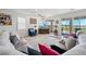 Spacious living room features comfortable seating, stylish decor, and access to an outdoor patio area at 4557 E Cactus Canyon Dr, Pahrump, NV 89061