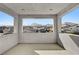 Balcony featuring mountain views and modern architecture at 472 Windstone Crest Ave, Las Vegas, NV 89138