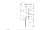 Detailed floor plan showcasing layout with kitchen, bedrooms, living spaces, and garage dimensions at 5033 Wild Buffalo Ave, Las Vegas, NV 89131