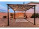 Relaxing gazebo area in backyard offering shade and outdoor seating space at 5332 Polo Grounds St, Las Vegas, NV 89148