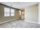 Upstairs hallway with carpet, windows and neutral color at 712 Monroe Hill Pl, Henderson, NV 89011