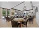 The cafe has a variety of tables and chairs available for residents at 732 Rosewater Dr, Henderson, NV 89011