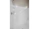 Shower with a seat, storage shelves, and modern hardware at 732 Rosewater Dr, Henderson, NV 89011