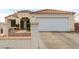 Inviting single-story home with attached two-car garage and neutral stucco facade at 436 Pumpkin Way, Henderson, NV 89015
