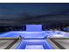 Outdoor oasis boasts a pool, spa, and stunning nighttime views at 794 Willits St, Las Vegas, NV 89138