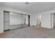 Expansive carpeted primary bedroom features a mirrored closet and ensuite access at 8410 Eldora Ave # 2045, Las Vegas, NV 89117