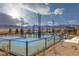 Community pickleball courts with mountain views in the background at 12438 Heritage Bend Dr, Las Vegas, NV 89138