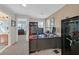 Home office area with built-in shelving and a safe at 8208 Flowing Rapids Ct, Las Vegas, NV 89131