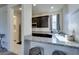 Stylish kitchen area with granite countertops and modern cabinetry at 8637 Home Gate Ct, Las Vegas, NV 89113
