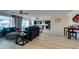 Open living space with access to outdoor space and kitchen with a modern design at 8637 Home Gate Ct, Las Vegas, NV 89113