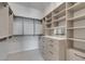 Well-organized walk-in closet with shelves and drawers providing ample storage at 9974 Petroglyph Canyon Ave, Las Vegas, NV 89166