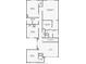 Second floor plan showing bedrooms, bathrooms, closets and loft dimensions for the home at 11036 Mount Hunter St, Las Vegas, NV 89179