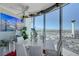 Bright dining area with floor-to-ceiling windows offering expansive city views at 322 Karen Ave # 4207, Las Vegas, NV 89109