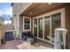 Inviting back patio with space for seating, perfect for outdoor dining and relaxation, with easy access to the backyard at 4533 Queens Hill St, North Las Vegas, NV 89031