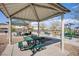 Shaded picnic area with tables and benches, perfect for community gatherings and outdoor dining, enhancing the neighborhood's amenities at 4533 Queens Hill St, North Las Vegas, NV 89031