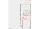 Detailed first floor plan of a new home including garage, kitchen, and bedrooms at 10026 Indy Rey Ct, Las Vegas, NV 89148