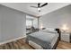 Inviting bedroom with a dedicated desk area, perfect for work or study at 1660 Izabella Ave, Las Vegas, NV 89169
