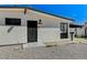 Charming home exterior featuring decorative tile steps and low-maintenance landscaping at 1660 Izabella Ave, Las Vegas, NV 89169