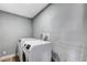 Convenient laundry room equipped with a washing machine and dryer at 1660 Izabella Ave, Las Vegas, NV 89169
