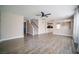 Spacious living room with hardwood flooring and an open floor plan at 189 Kings Canyon Court Ct, Henderson, NV 89012