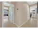 Hallway view with tile flooring and inviting open spaces at 2429 Wisconsin Dells Dr, Henderson, NV 89044